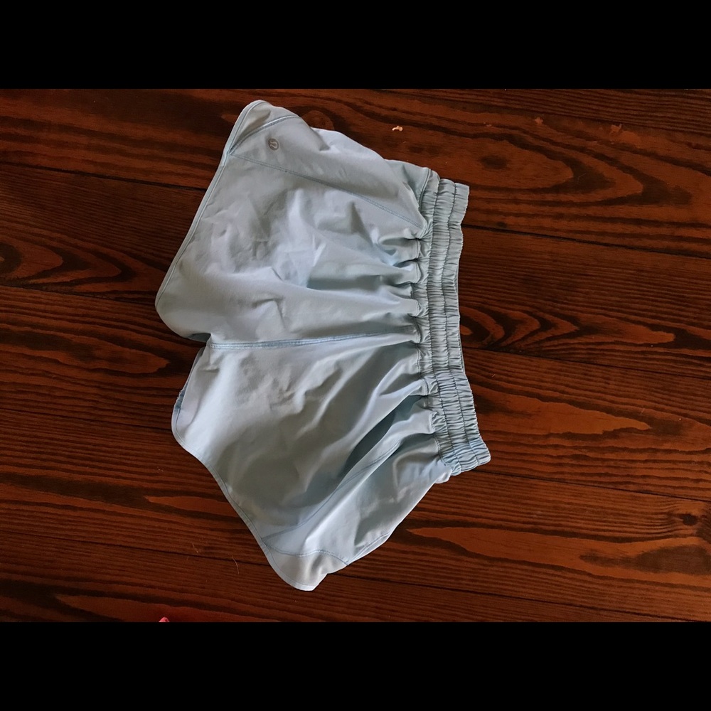 Light blue LULULEMON SHORTS